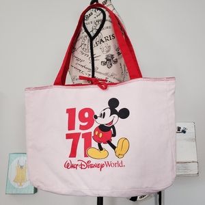 Limited Edition Disney Parks Reversible Canvas Bag